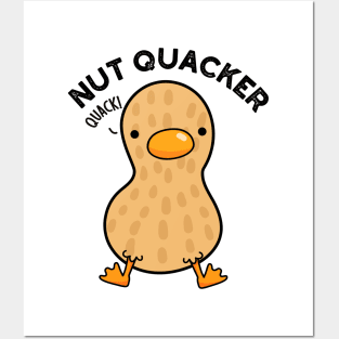 Nut Quacker Funny Peanut Puns Posters and Art